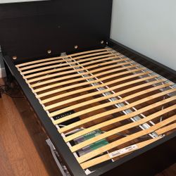 IKEA Malm Queen Size Bed For Sale BLACK