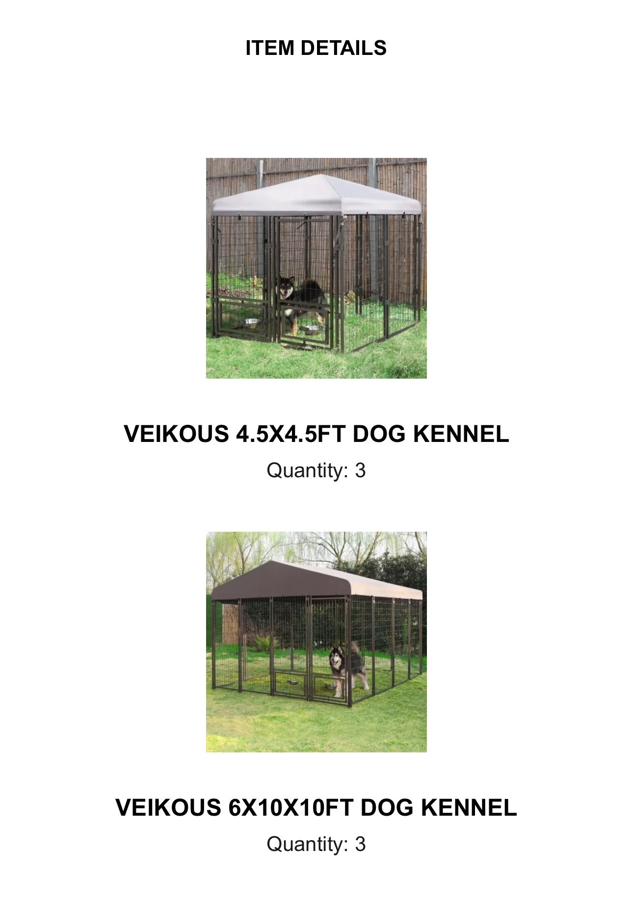 Dog Kennels
