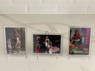 Allen Iverson Philadelphia 76ers Basketball Cards Lot of 3