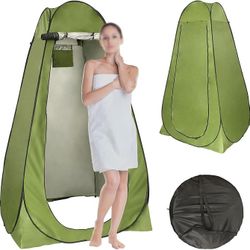 Pop Up Shower Tent Outdoor: Portable Camping Privacy Shower Tent with Carry Bag for Camping Hiking Beach Toilet Shower Bathroom