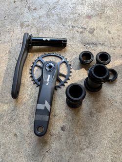 SRAM DUB Crankset with Chainring and Bottom Brackets