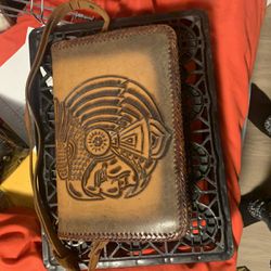 Vintage Leather Purse From Mexico Never Used!!!!!!!