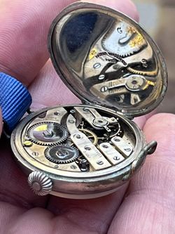 WW1 Military Patria Omega Trench Watch In Great Original Condition