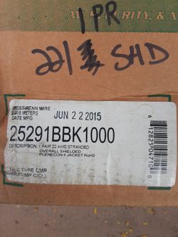 25291 22AWG  shielded plenum