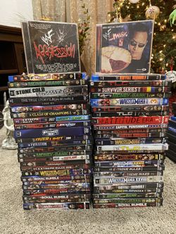 Large WWE DVD Bundle