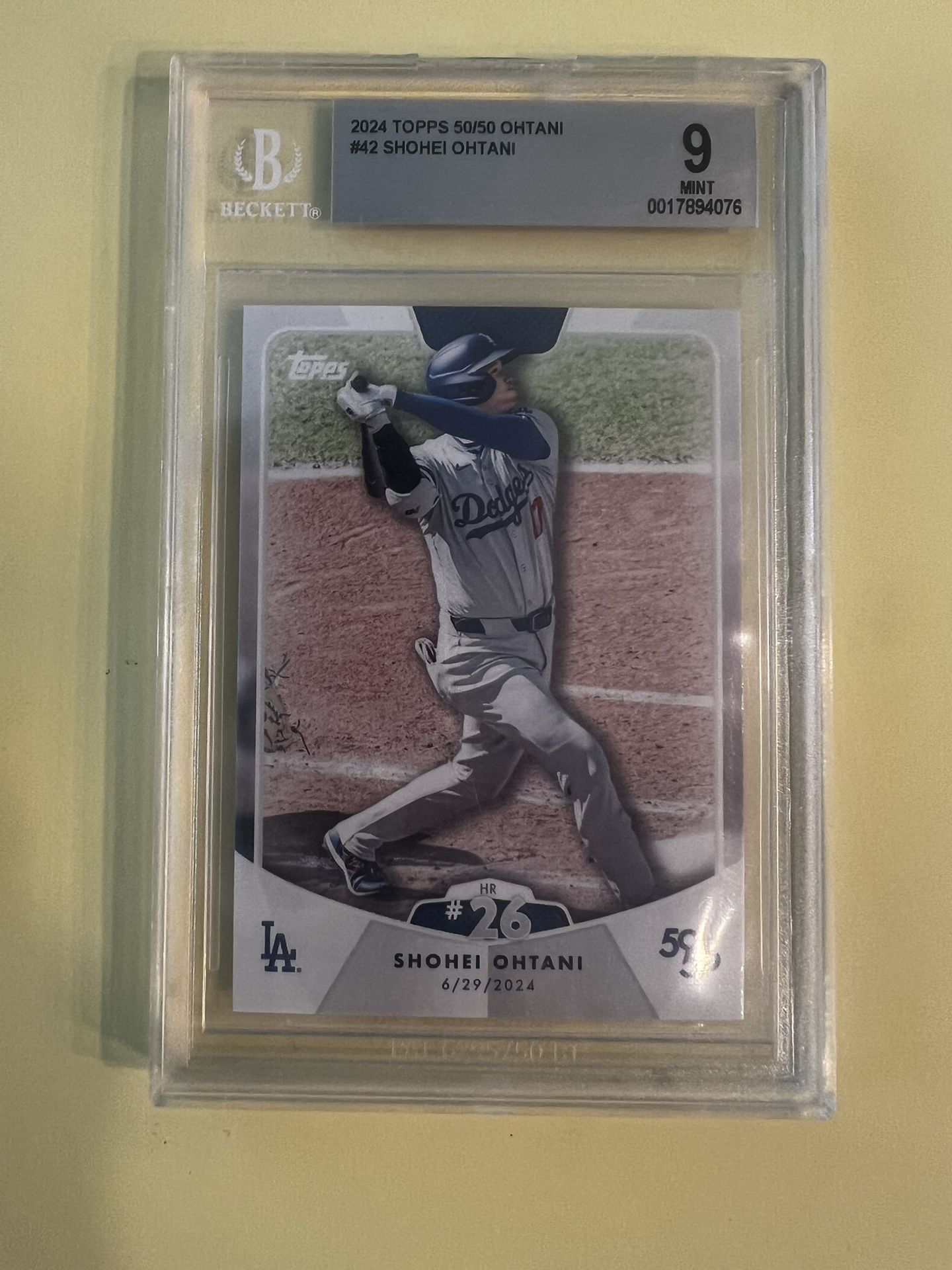 2024 TOPPS SHOEHI OTHANI BECKETT  GRADED 9