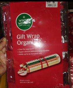 Christmas Gift Wrap Organizer