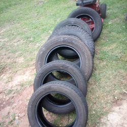Various Brand And Sized Used Tires 