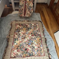 Crib Comforter With Diaper Bag