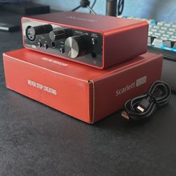Focusrite Scarlett Solo Gen 3 USB Audio Interface