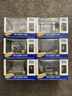 Seinfeld Funko Mini Moments Diorama - New Complete Set of 6 Apartments