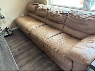Sectional couch.