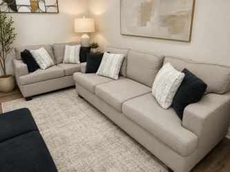 New 2pc plush Sofa Set