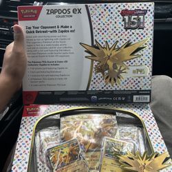 151 Zapdos Ex Box Pokémon