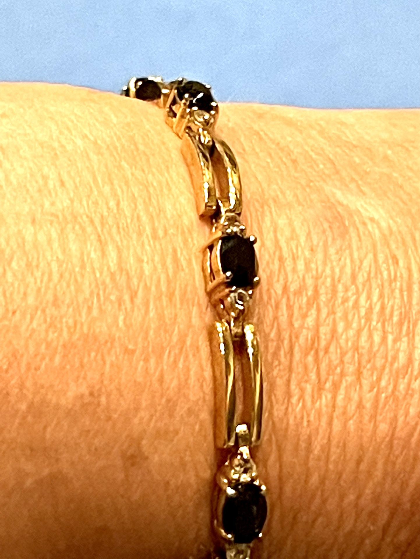 Elegant Sapphire Bracelet