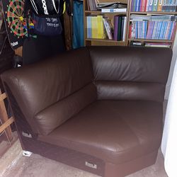 Leather sofa chairs ($15-35) 