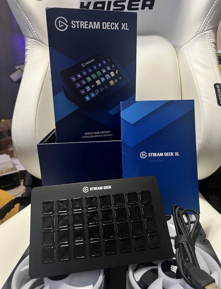 Elgato Stream Deck XL With Original Packaging And Contents. Cables, Manual