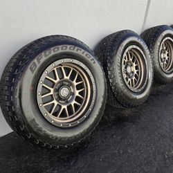 17" ICON wheels/rims w- 32" BfGoodrich tires 