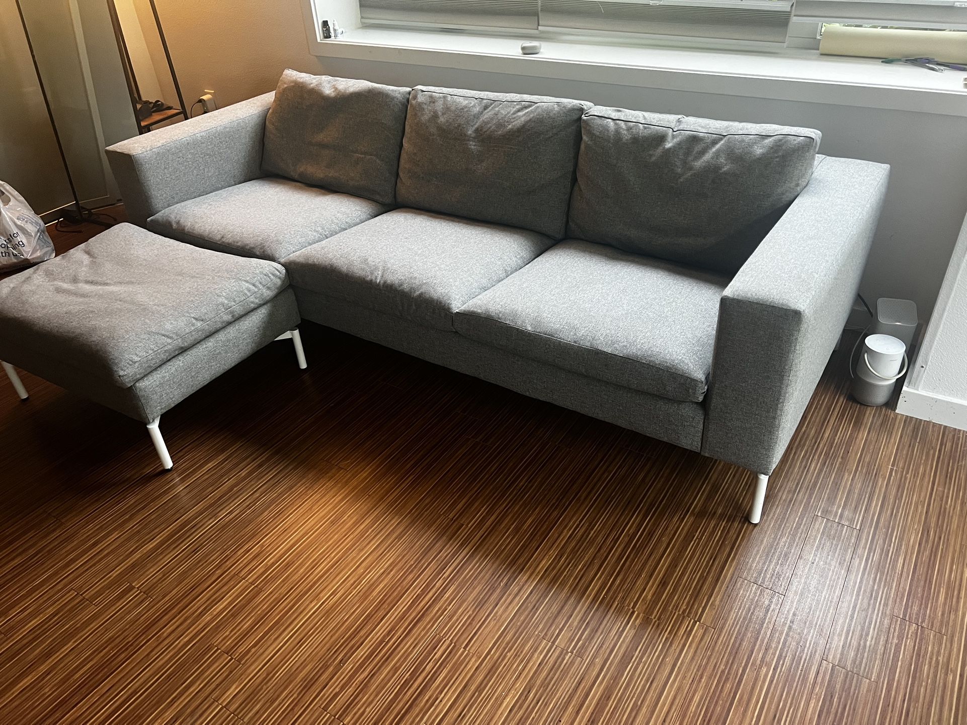 Blu Dot New Standard 92” Sofa And Ottoman