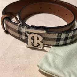 Burberry Belt Made In Italy