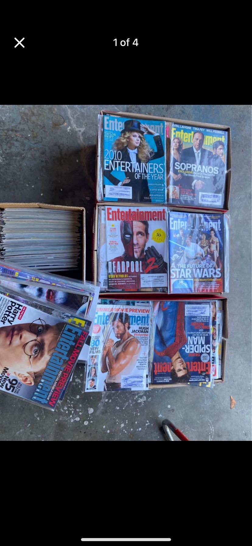 (550) Different Entertainment Weekly Magazines. Cool Covers. Taylor Swift, Harry Potter, Superheroes
