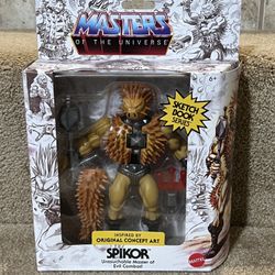 Masters of the Universe Origins SPIKOR figure MOTU Sketchbook Series Sketch  '25
