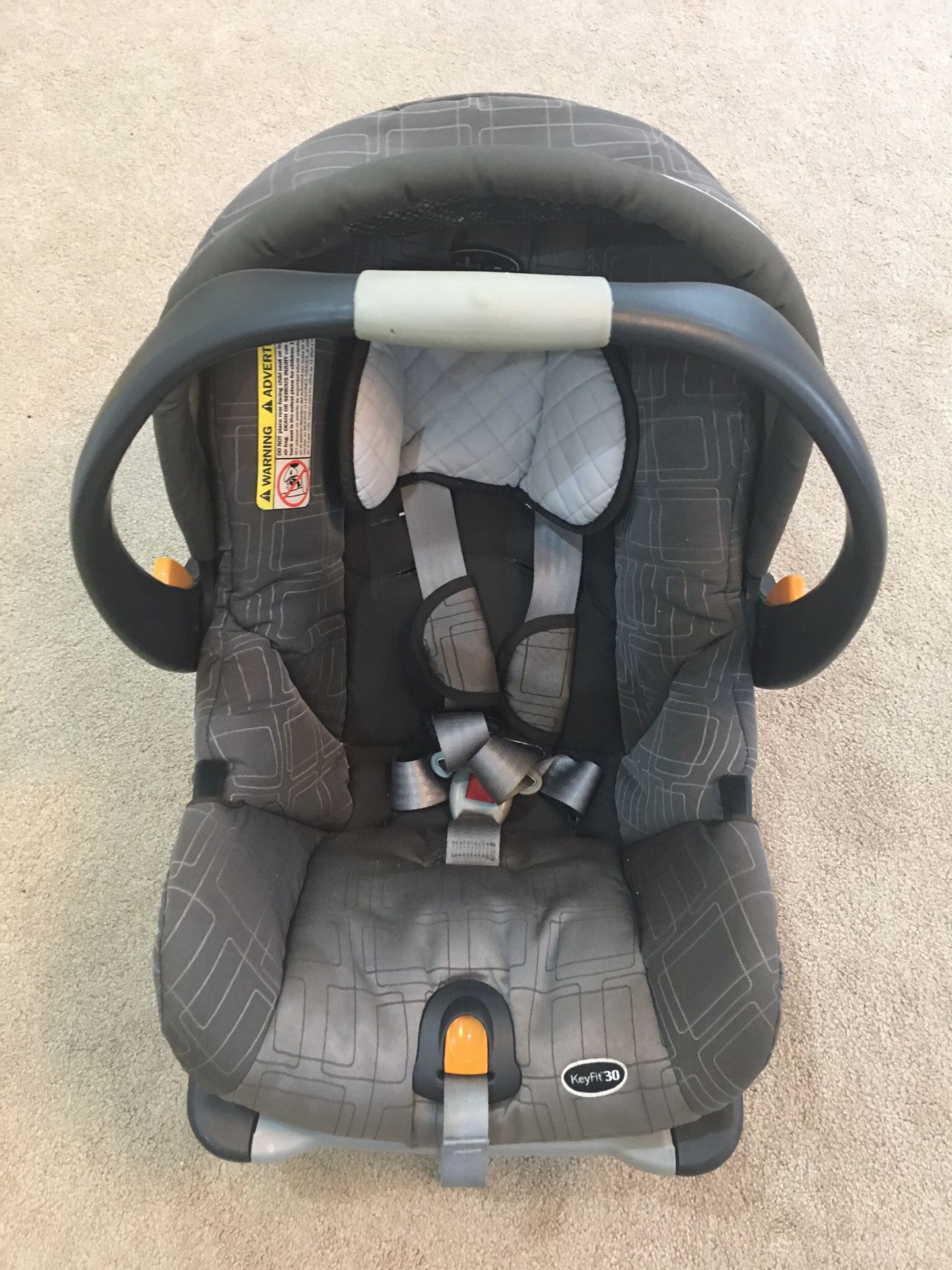 Chicco Key Fit 30 car seat for baby with base and adapter for stroller .