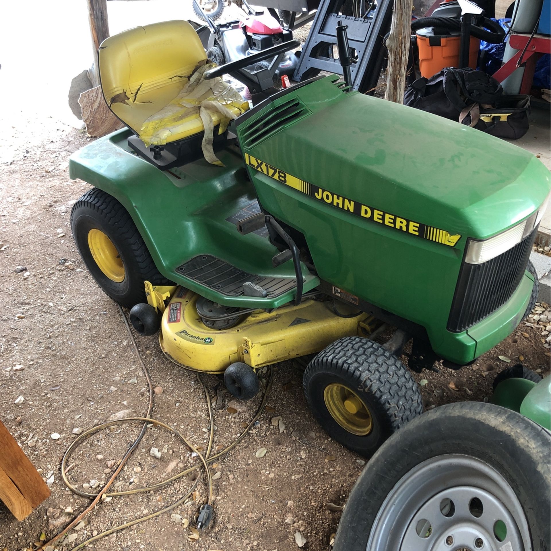 John Deere LX178 Hydro Riding Mower.