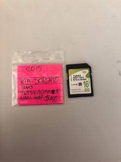 Kia Sorento SD card