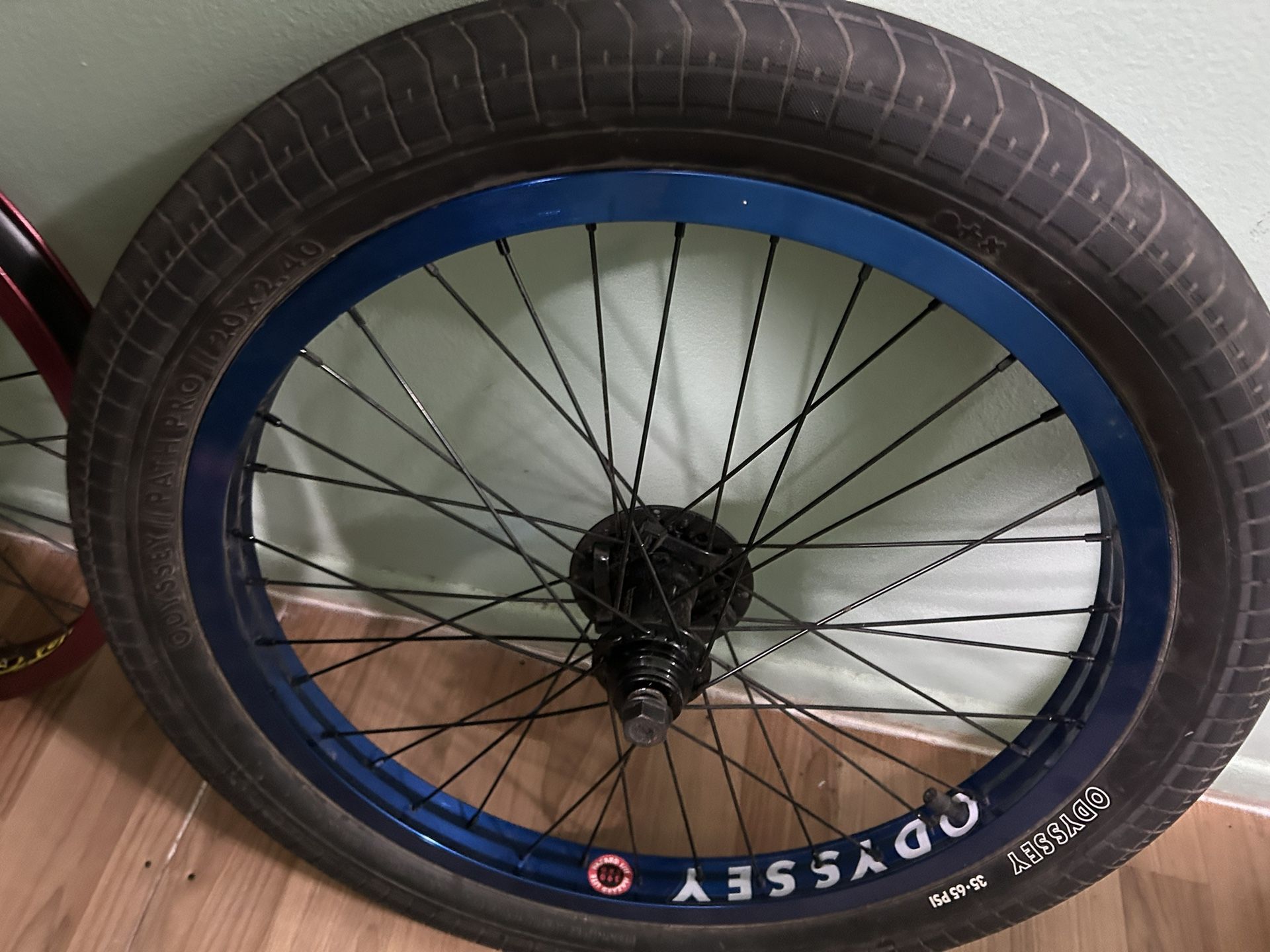 Blue Odyssey Front Wheel 