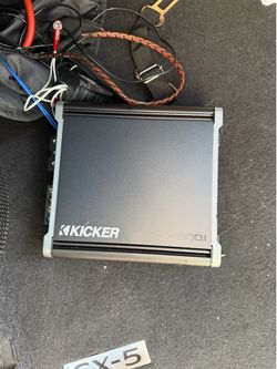 Kicker Amp with subwoofer