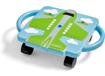 hand2mind Kids Airplane Scooter Board with Handles