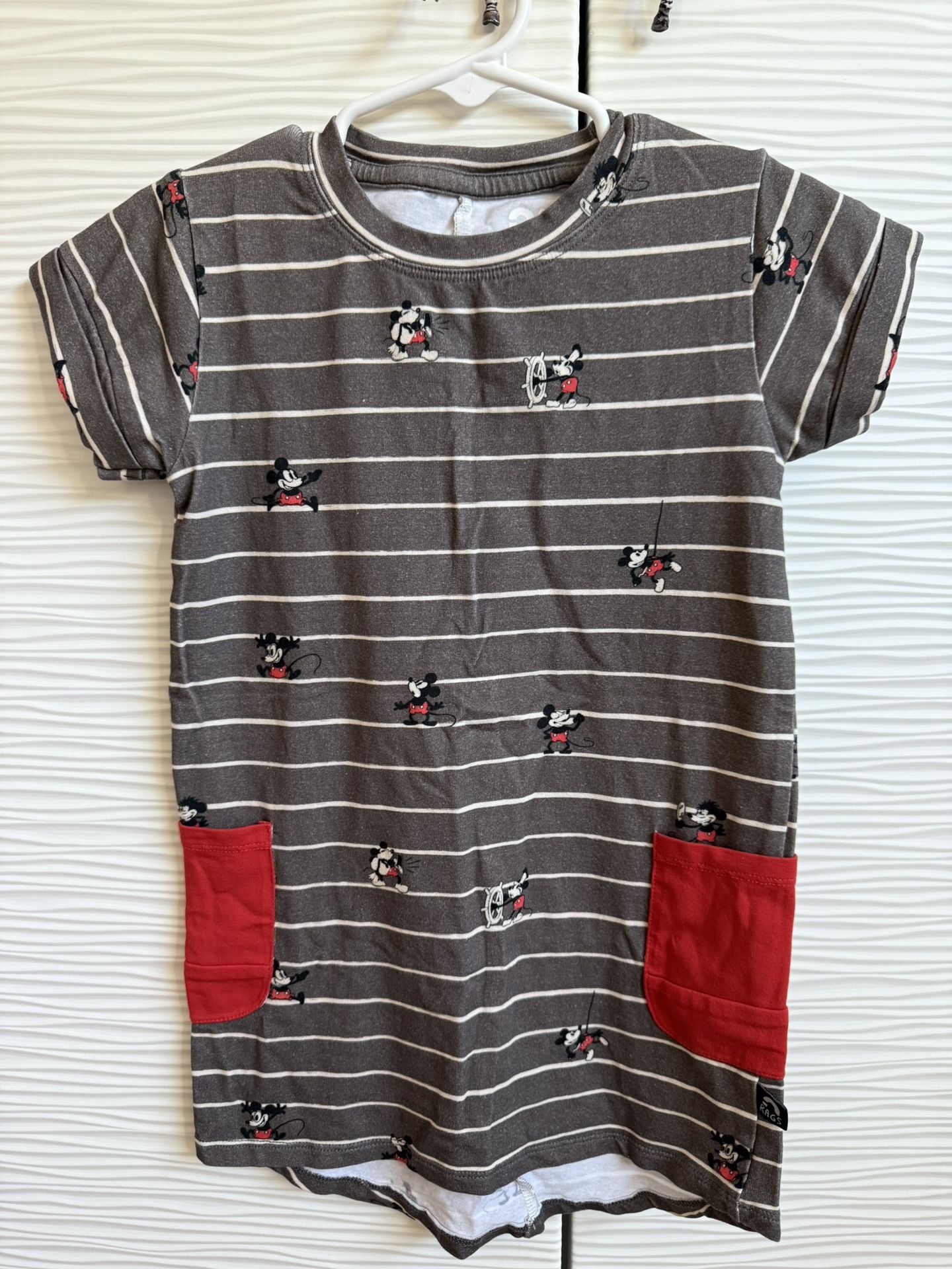 2T Rags To Raches Tunic Dress Disney Mickey Mouse Kids