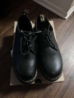  Dr Martens Audrick 3-eye Platform Leather Shoes 