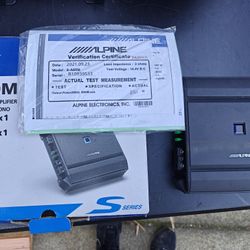 Alpine Subwoofer Amp