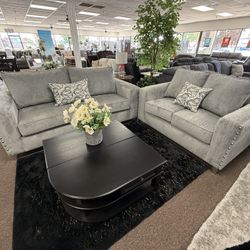 2 PC SOFA AND LOVESEAT 