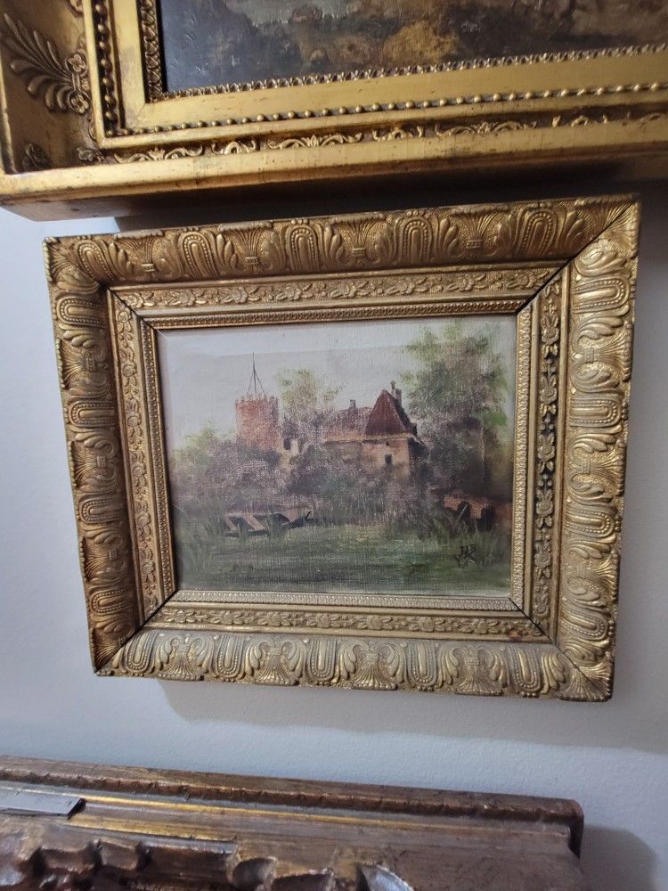 Antique Castle Painting
