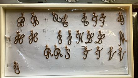 Gold filled Initials..each Sold Separately