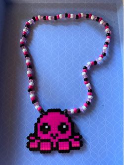 Octopus KANDI PERLER NECKLACE FESTIVAL RAVES
