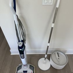 steam mob and a self-cleaning mob with bucket