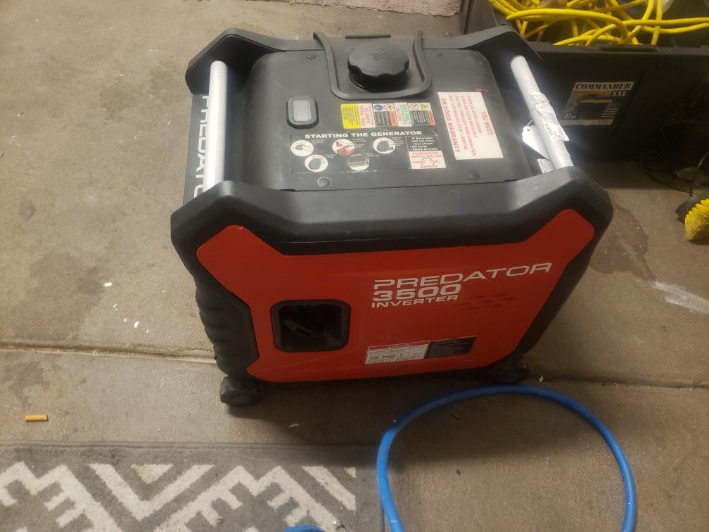 3500 Watt Predator Inverter Generator for Sale in Las Vegas, NV OfferUp