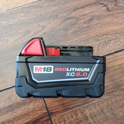 Milwaukee M18 Battery 5.0ah 