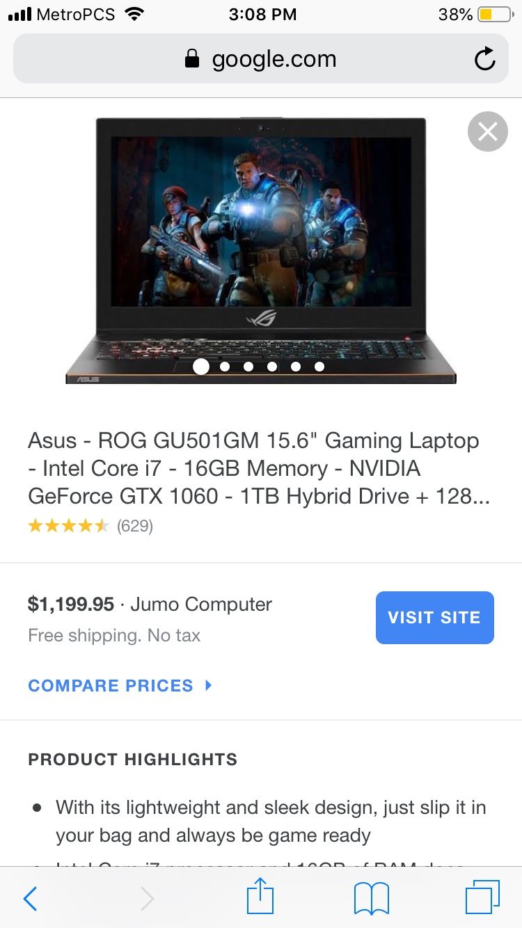 Asus Gaming Computer