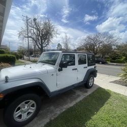 2013 Jeep 4x4 Wrangler 1 owner 79000 miles automatic 