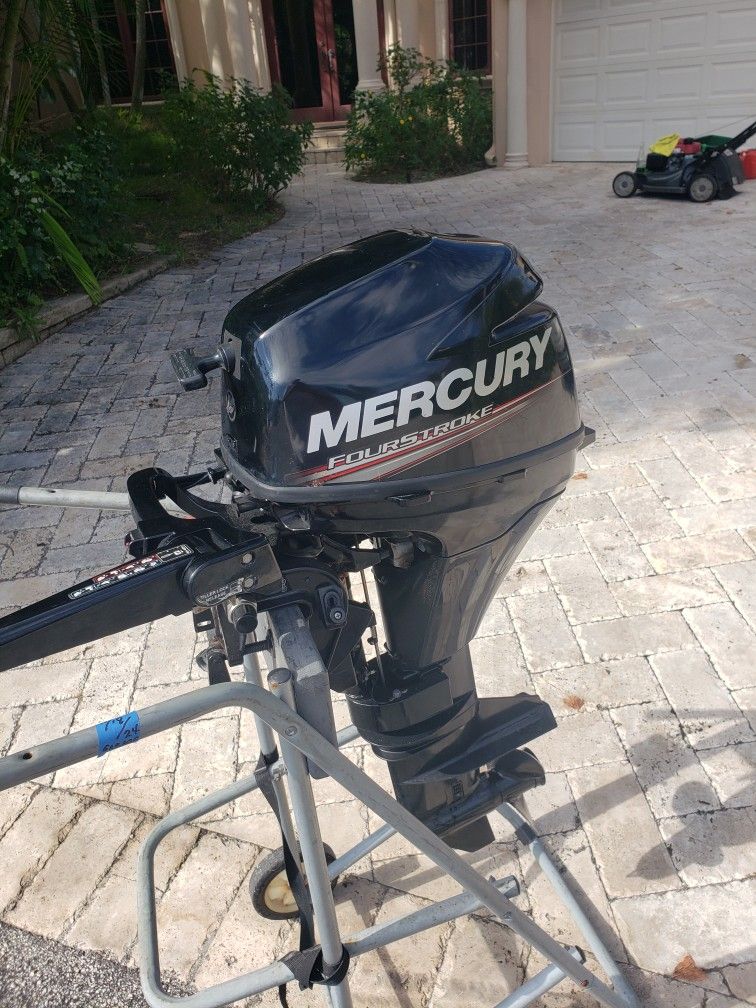 Mercury 9.9hp Outboard with Free 10 Foot West Marine RIB Inflatable