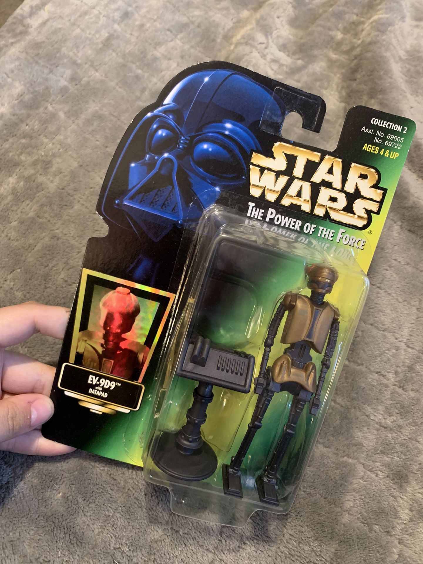 Star Wars Action Figure EV-9D9 with Datapad POTF 1997 Collection 2