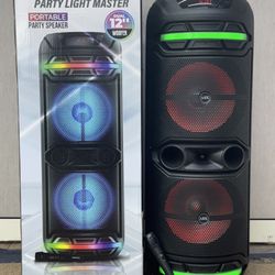 Dual 12" Woofer Portable Party Speaker 