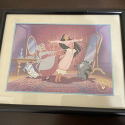 Pocahontas Disney Store Exclusive Commemorative Lithograph 11x14 in Black Frame  Very nice.  Collectible.  Great Gift 🎁!  Merry Christmas 🎄!
