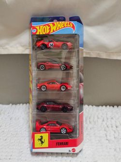Hot Wheels Ferrari 5 packs