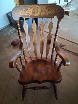 Vintage Rocking Chair Mid-Centrury Antique